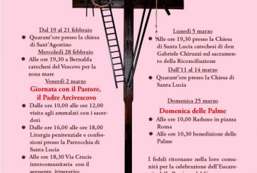 Quaresima – Programma comunitario