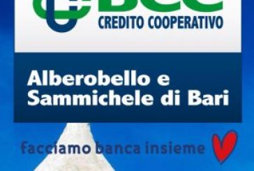 Montescaglioso, Comunicato BCC di Alberobello e Sammichele di Bari