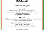 Montescaglioso, Invito 25 aprile 2018