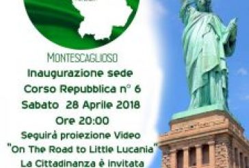Montescaglioso, Proiezione del docu-film “On the road to Little Lucania”