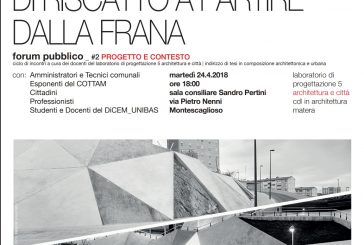 Montescaglioso, convegno una possibilità di riscatto a partire dalla frana – 24 aprile 2018 ore 18.00 Sala Consiliare