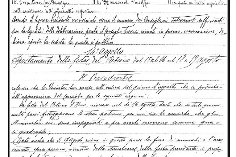 La festa di San Rocco