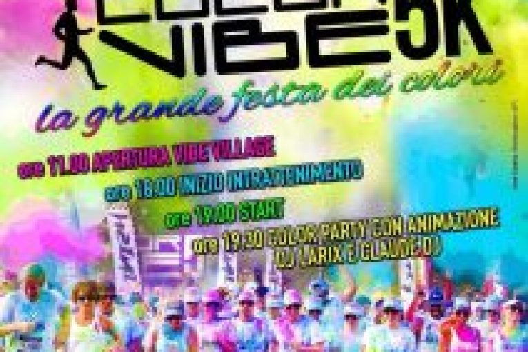 L’ EVENTO PIÙ COLORATO ANCHE A MONTESCAGLIOSO : COLOR VIBE 5K