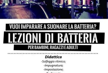 Corso base ed avanzato di batteria per tutte le età.