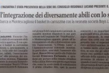 Sbarca a Montescaglioso il basket in carrozzina con la neonata societa’ Boys L’ ultima Luna