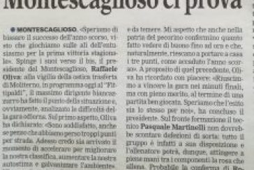 Convinto dei suoi mezzi il Montescaglioso ci prova