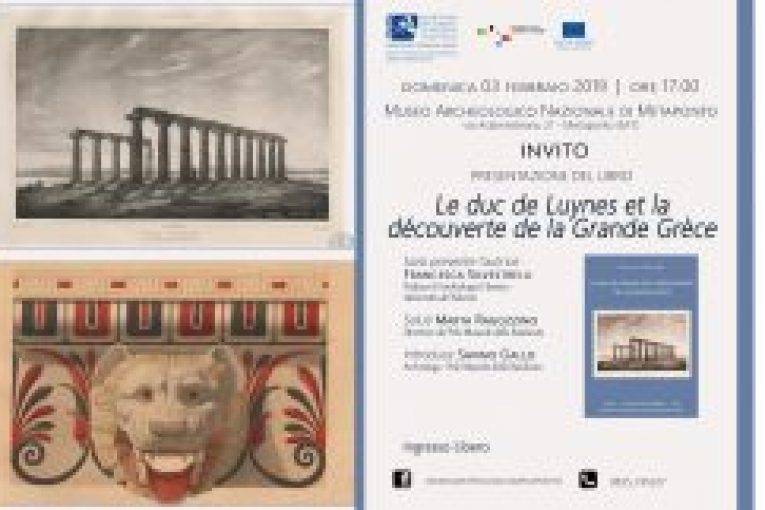 Le duc de Luynes et la découverte de la Grande Grèce.