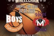 Montescaglioso, Basketball Wheelchair Sabato 2 febbraio ore 18