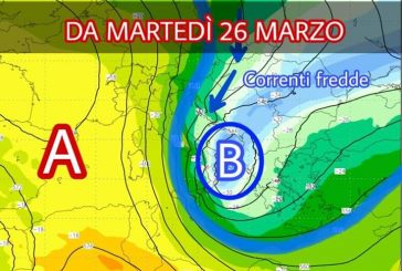 RITORNA IL CLIMA INVERNALE DA MARTEDÌ?