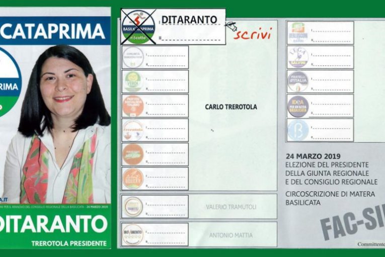 Montescaglioso, Regionali 2019