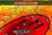 CONFERMATA L’ONDATA DI CALORE DA VENERDÌ, MA NON DURERÀ MOLTO.