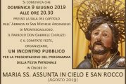 Montescaglioso, presentazione programma Festa Patronale