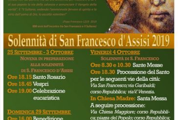 Solennità di San Francesco D’ Assisi 2019