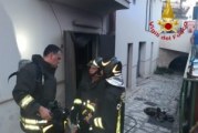 Incendio in una pizzeria di Montescaglioso, intervento dei Vigili del Fuoco di Matera