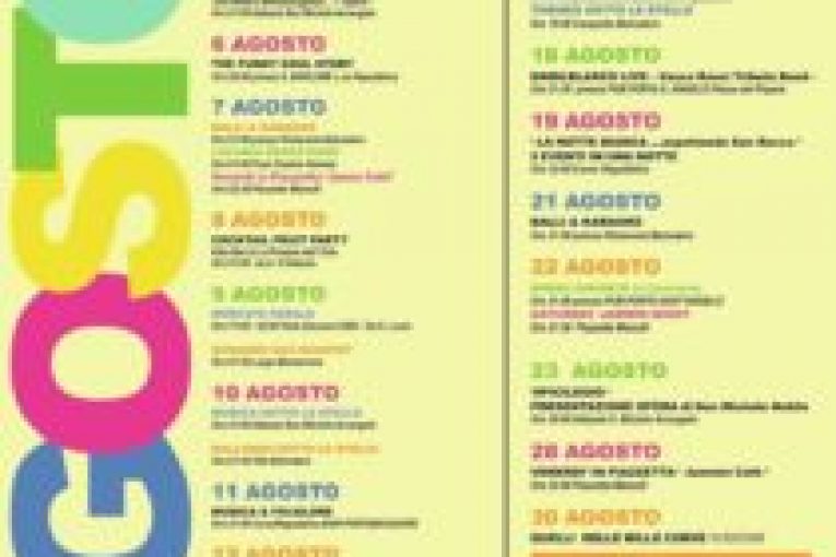 E’ stato presentato in questi giorni il cartellone estivo “Agosto 2020 da vivere a Montescaglioso”.